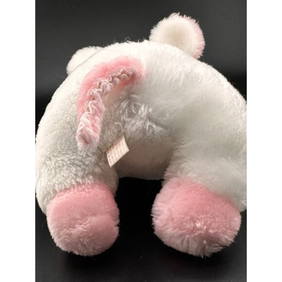 Plush White Pink Pig Mouse American Wego 1968 1960s RARE 8” Stuffed Animal READ - Picture 15 of 16